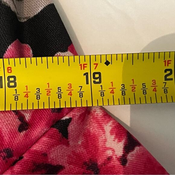 Nine West Bold Floral CottageCore Ruffled Date Night Dress NWOT Size 8 - Picture 11 of 14